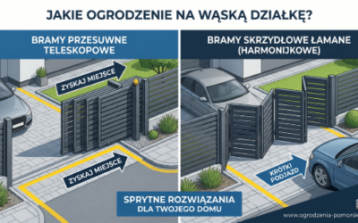 Jakie ogrodzenie na wąską działkę? Sprytne rozwiązania dla bram przesuwnych i skrzydłowych