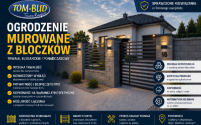 Ogrodzenie murowane z bloczków – zalety, koszty i poradnik budowy 2026